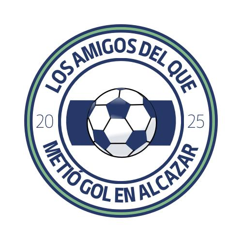 Escudo de Los amigos del que metió el gol en Alcázar