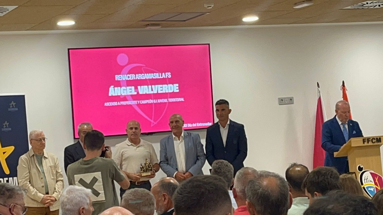 Ángel Valverde Madrid en el XXXII Día del Entrenador